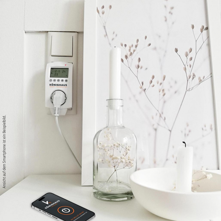 Könighaus Zubehör: Smart-App Stecker-Thermostat